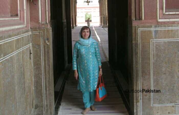 Ukrainian lady visited Pakistan