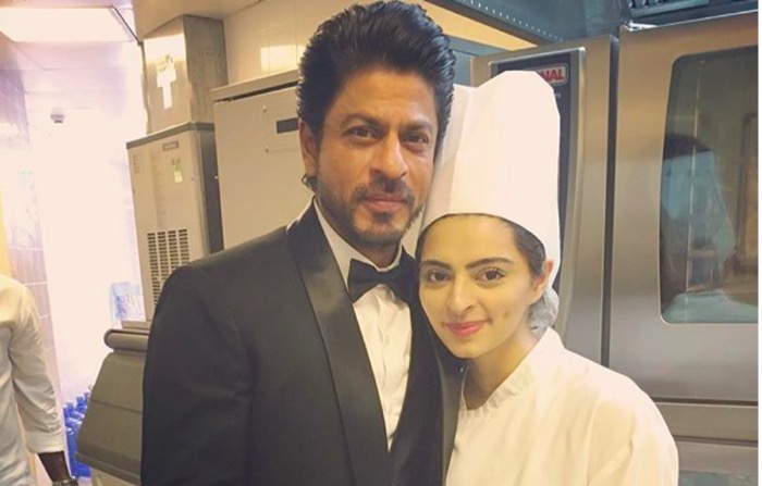Shahrukh Khan with Salwa in Dubai