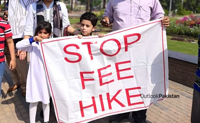 private school fee hike protest