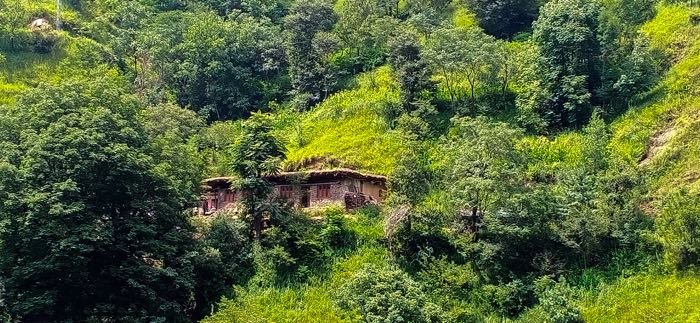 house in mountain