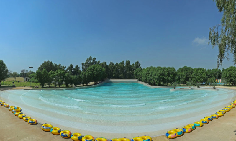oasis golf and aqua resort artificial beach